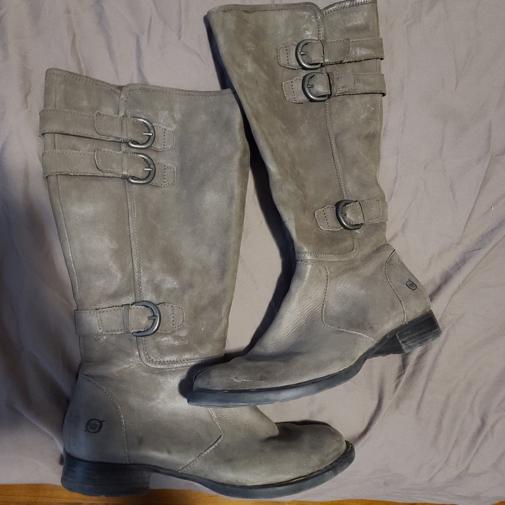 Gray Boots
